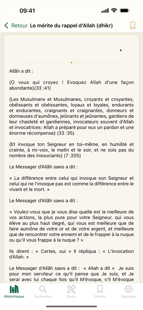 La Citadelle du Musulman : invocations du quotidien